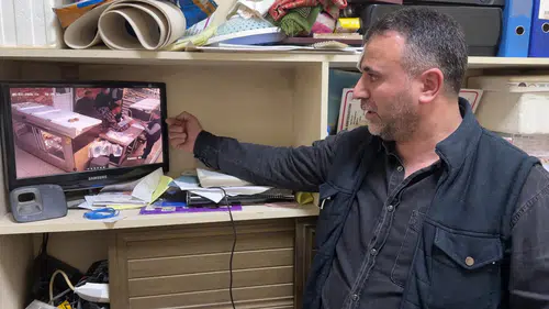 Erzurum'da çek parası yüzünden fırıncıya baskın