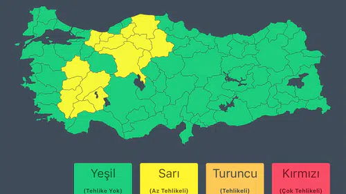 Ankara ve çevresi için kuvvetli yağış uyarısı geldi