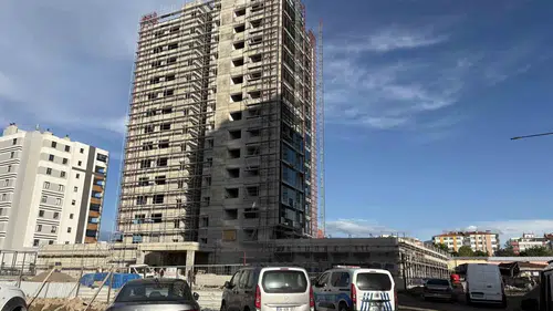 Kayseri'de inşaat faciası Yük asansöründen düşen mermer bir can aldı