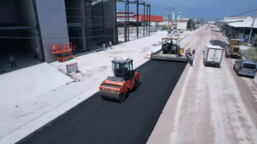 Turgutlu’da sanayi ve tarım yoluna asfalt dopingi