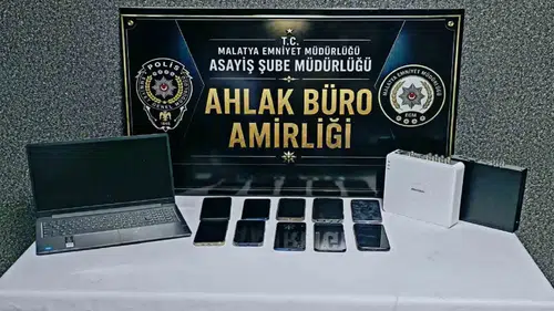 Malatya polisi masaj salonlarına fuhuş baskını düzenledi