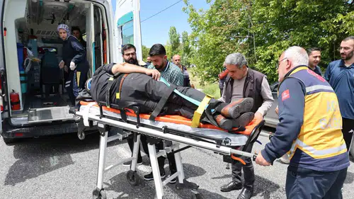 Elazığ yolunda feci çarpışma beş kişi hastanelik oldu