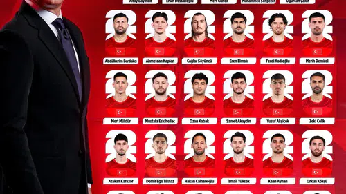 Milli Takım’ın Dünya Kupası aday kadrosu belli oldu
