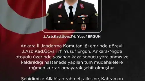 Ankara'daki trafik kazasından acı haber geldi