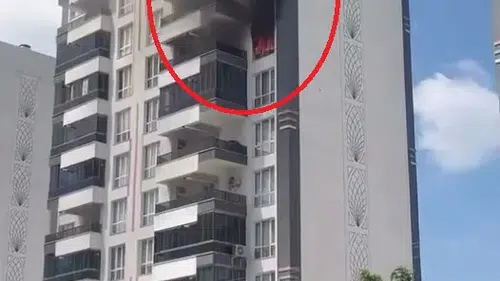 Diyarbakır'da apartman dairesinde korku dolu anlar