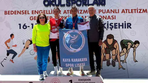 Elazığlı genç atletler Eskişehir pistinde zirveye yerleşti