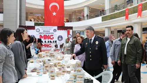 Erzurumlu polis eşlerinden ihtiyaç sahiplerine destek eli