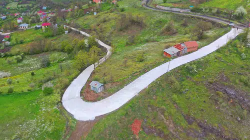 Ordu’da çamurlu yolların yerini beton konforu aldı