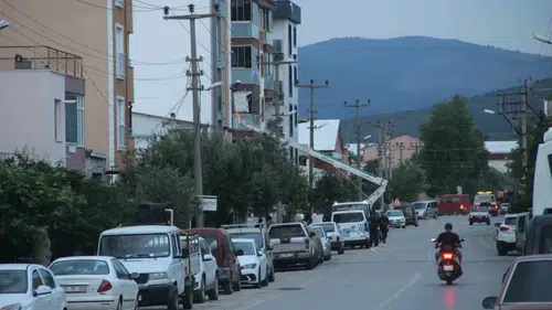 Çanakkale’de inşaatta elektrik faciası Bir işçi ağır yaralandı