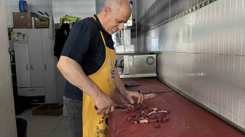 Bingöl kasaplarında bayram mesaisi hız kesmiyor