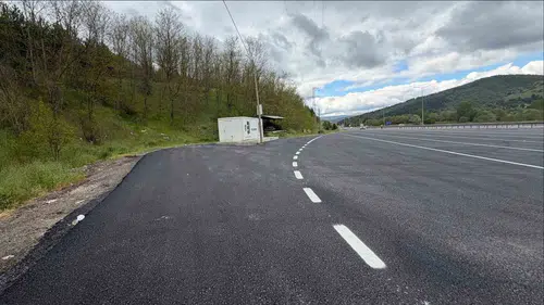 Bozüyük yol kontrol noktasında trafik güvenliği için yenileme yapıldı