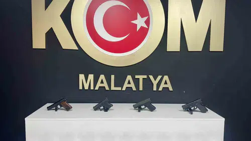 Malatya polisi zehir tacirlerine ve silah kaçakçılarına darbe vurdu