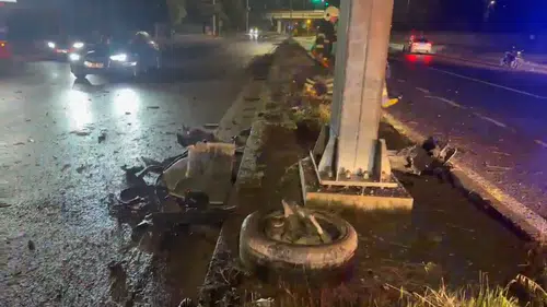 Eskişehir yolunda gece yarısı kaza