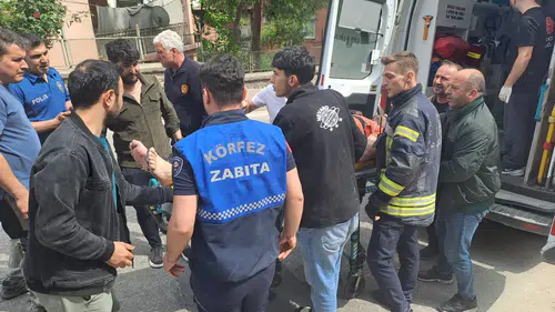 Kocaeli'de inşaatta yüksek gerilim kazası