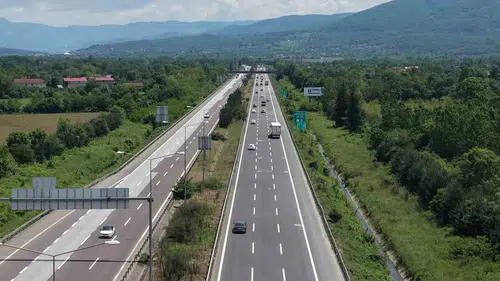 TEM Otoyolu Düzce geçişinde bayram trafiği rahatladı