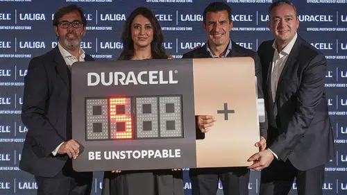 Duracell İspanya futbol liginde uzatma dakikalarının sponsoru oldu