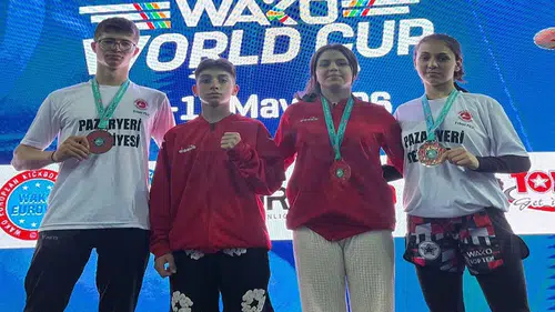 Bilecikli sporcular dünya ringlerinde madalyaları topladı