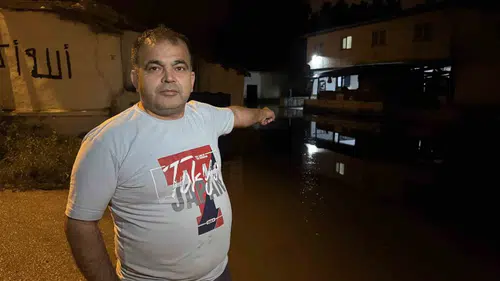 Turhal'da Yeşilırmak taştı ve evleri şu altında bıraktı