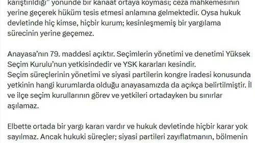 Mansur Yavaş CHP için acil kongre yolunu işaret etti