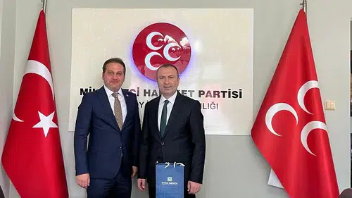 Stratex Başkanı Yeniçeri’den MHP Bakırköy İlçe Başkanı İnan’a ziyaret