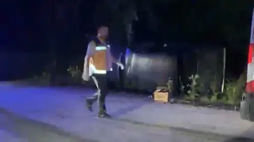 Düzce’de kontrolden çıkan araç yan yattı 5 yaralı