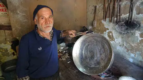 Gaziantep’te 55 yıllık usta sanatının son temsilcisi oldu