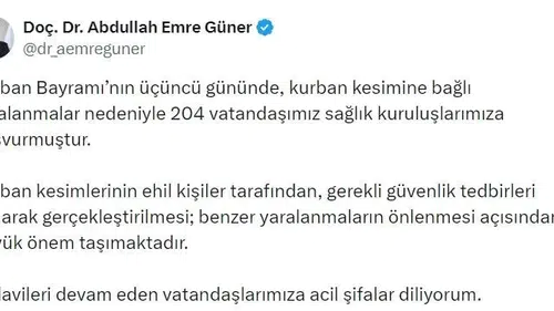 Kurban kesimi İstanbul hastanelerinde yine yoğunluk yarattı