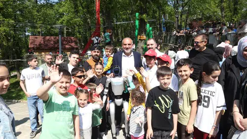 Samsun’da adrenalin tutkunları yeni macera parkına akın etti