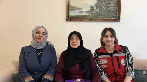 Bayburt bayramda şehit ailelerini ve gazileri unutmadı