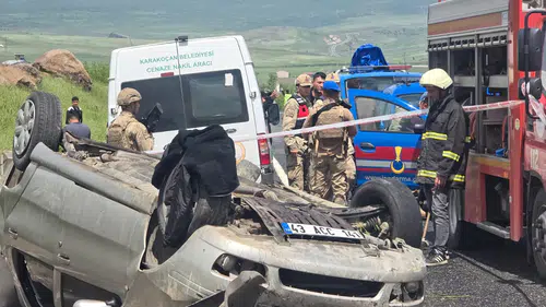 Karakoçan yolunda feci kaza bir can aldı