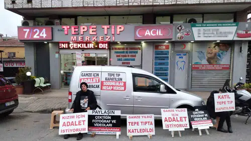 Ümraniye'de ihmal iddiası Genç kızın ailesi tıp merkezi önünde nöbette