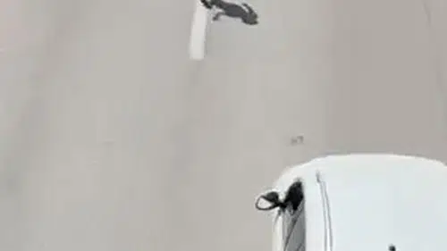 Bursa trafiğinde yürekleri ağza getiren yürüyüş