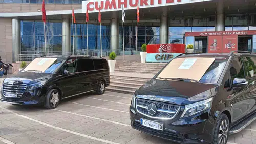 CHP genel merkezinde haram araç krizi