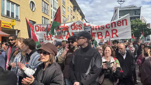 Berlin sokaklarında Nakba gerilimi Polis 15 kişiyi gözaltına aldı