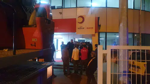 Düzce’de huzurevini gece yarısı yangın paniği sardı