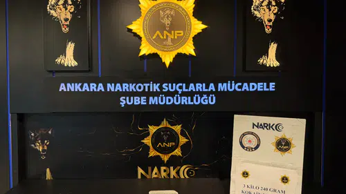 Kahramankazan merkezli operasyonda yüklü miktarda kokain yakalandı