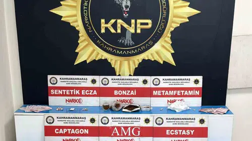 Kahramanmaraş narkotik ekipleri uyuşturucu tacirlerine geçit vermedi