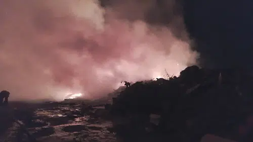 Silivri'deki hurdalık alanda aynı gün içinde üçüncü yangın paniği