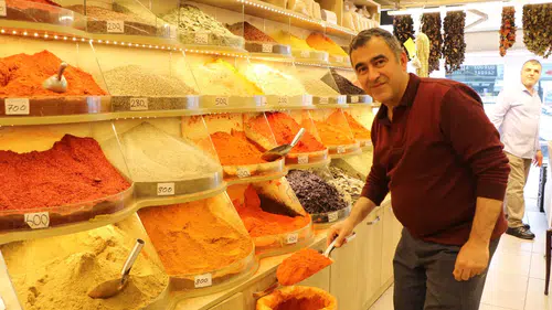Kayseri mutfağında bayram mesaisi baharatçılarda başladı