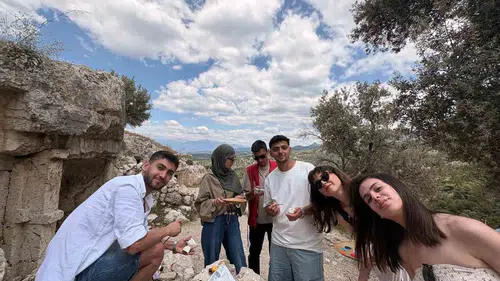 Muğlalı gençler antik kentlerden doğa harikalarına uzandı
