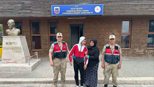Kilis'te kaybolan Alzheimer hastası genç jandarma sayesinde bulundu