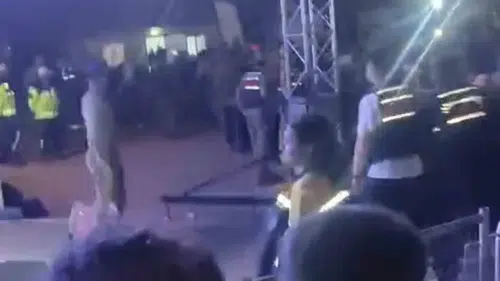 Adıyaman Motofest alanında konser sırasında kavga çıktı