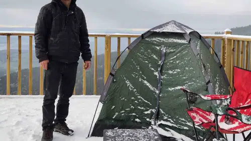 Mayıs biterken Karabük yükseklerine kar yağdı