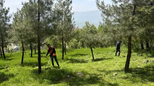 Şırnak'ta yaşam alanları ve mezarlıklar yaza hazırlanıyor