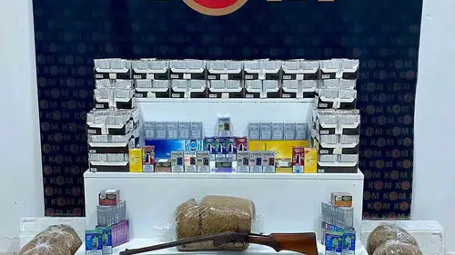 Kars Emniyeti kaçak tütün operasyonunda düğmeye bastı