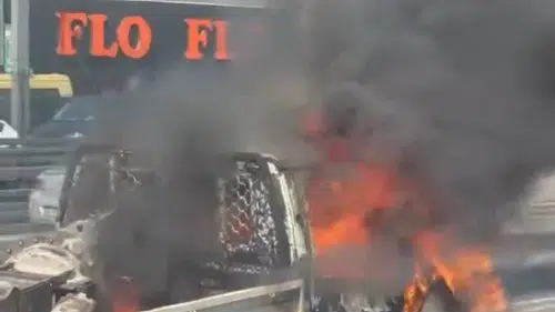 Bahçelievler trafiğinde kamyonet dehşeti