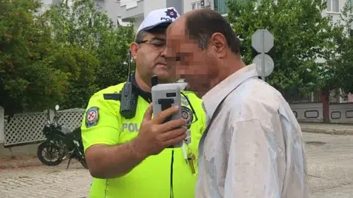Nazilli trafiğini birbirine katan sürücü hem alkollü hem firari çıktı