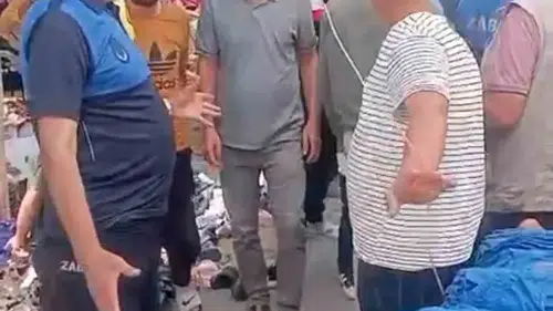 Ceylanpınar pazarında zabıta esnafa bağırdı