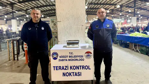 Söğüt pazarında tartı devri başladı