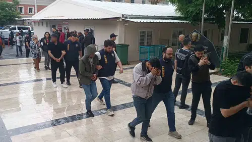 Yasadışı bahis operasyonunda 18 kişi adliyeye çıkarıldı
